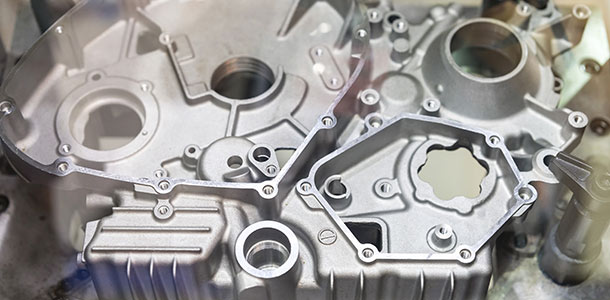 Abbildung eines Gussteiles aus Aluminium